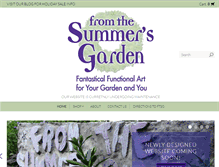 Tablet Screenshot of peaceinmygarden.com